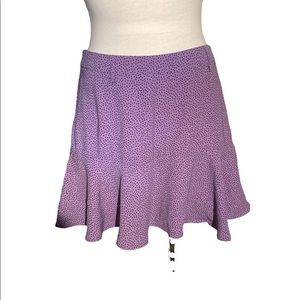 Love For Humanity Polka Dot Purple Skort Size Large